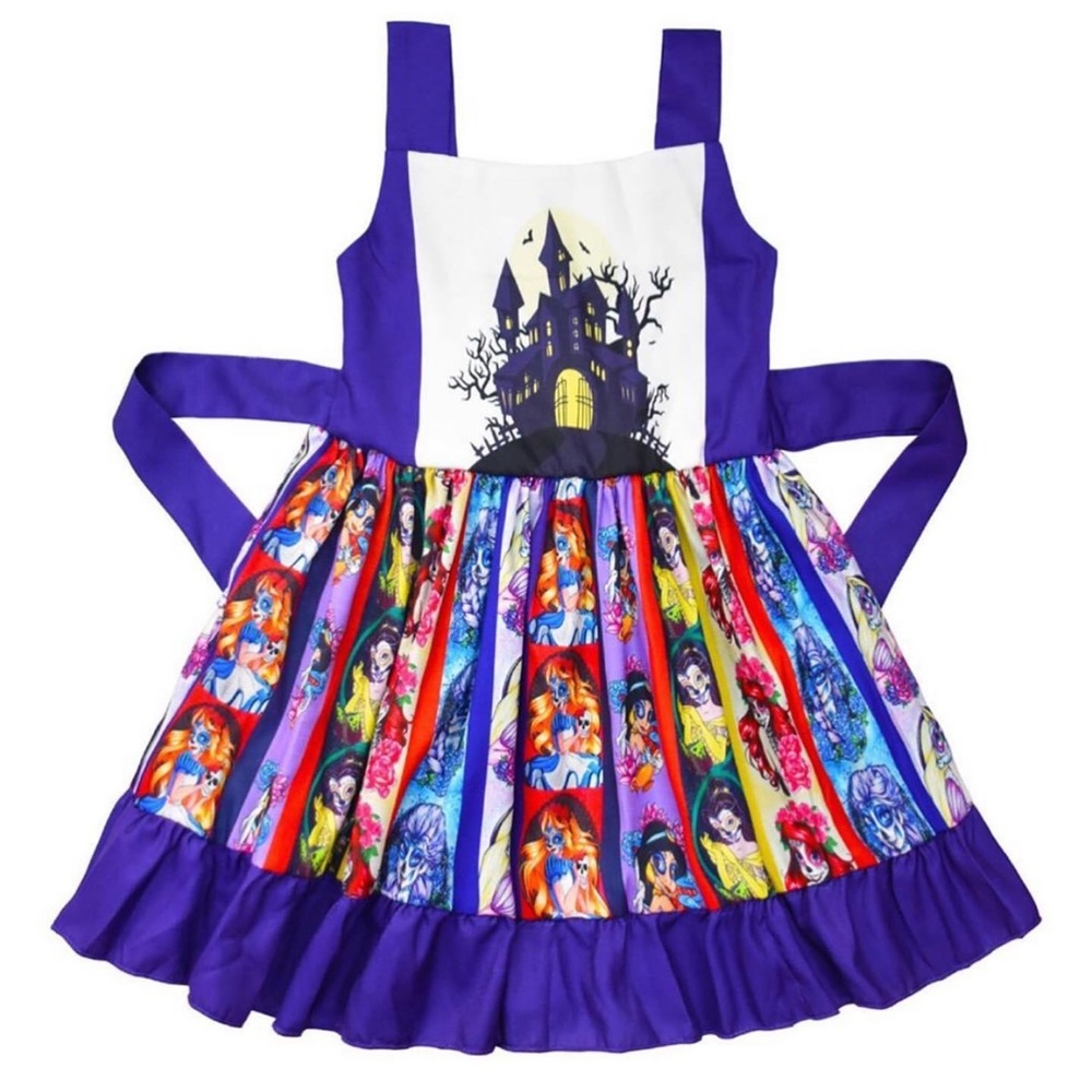Girls Halloween Princess Twirl Dress